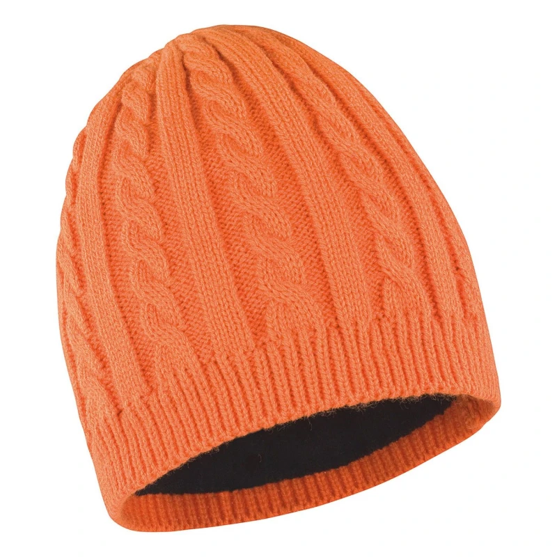 Image of Result Result Men Mariner Knitted Hat in Burnt Orange Burnt Orange One Size Male 5063527355348