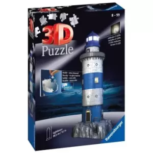 Image of Ravensburger Lighthouse Light Up 3D Puzzle, 216pcs