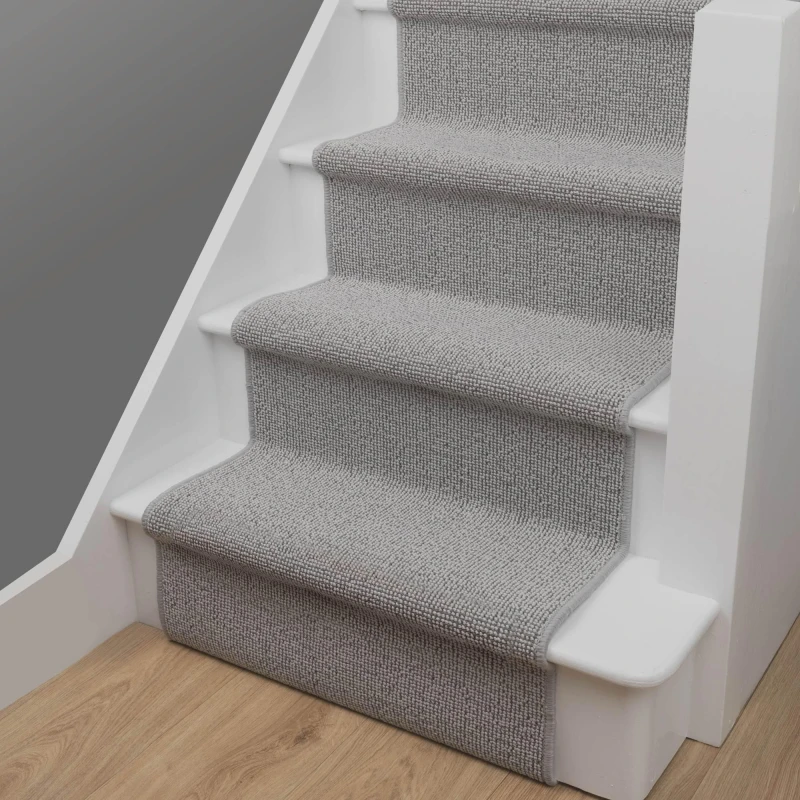 Image of Homemaker Bobble Textured Stair Runner Grey 57X800Cm, Grey BOBBLGRY57800