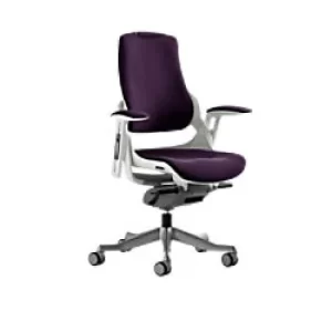Image of Dynamic Synchro Tilt Executive Chair Height Adjustable Arms Zure Tansy purple Seat With Headrest High Back