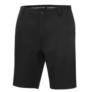 Image of Calvin Klein BULLET REGULAR FIT STRETCH SHORT - BLACK - 36