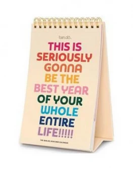 Image of Ban.Do Best Year Ever 2020 Desk Calendar