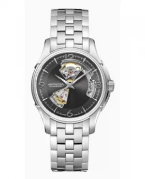 Image of Hamilton Jazzmaster Open Heart Auto Mens Watch H32565185 H32565185
