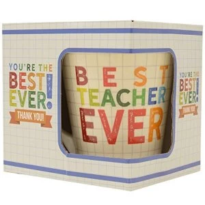 Image of Best Teacher Ever Stoneware Mug