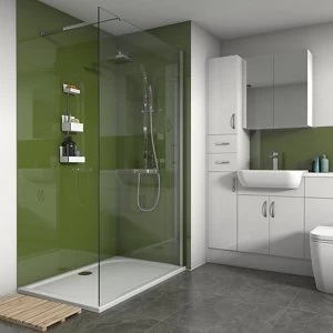 Image of Splashwall Gloss Forest 2 sided Shower Panel kit (L)1200mm (W)1200mm (T)4mm
