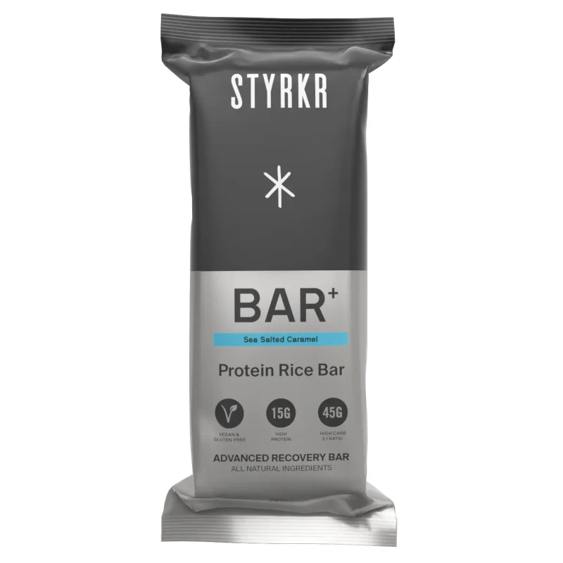 Image of Salted Caramel Dietary Supplement Styrkr BAR+ (x12) Noir Unisex TU