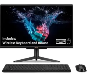 Image of Acer Aspire C22-1600 21.5" All-in-One PC - Intel Celeron, 256GB SSD, Black