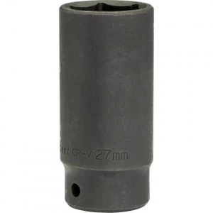 Image of Draper Expert 1/2" Drive Hi Torq Deep Hexagon Impact Socket Metric 1/2" 27mm