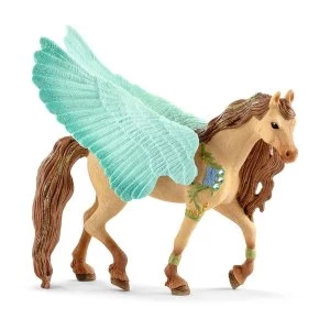 Image of SCHLEICH Bayala Decorated Pegasus Stallion Toy Figure