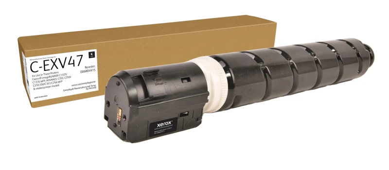 Image of Xerox Everyday Black Remanufactured Toner by Xerox compatible with Canon C-EXV47 (8516B002), Standard capacity 006R04915