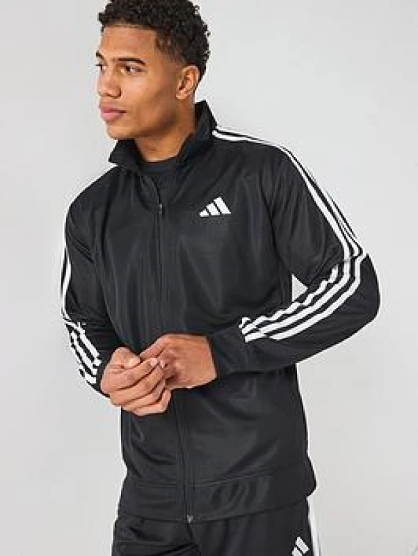 Image of Sweat jacket adidas Train Essentials 3-Stripes Noir Male L