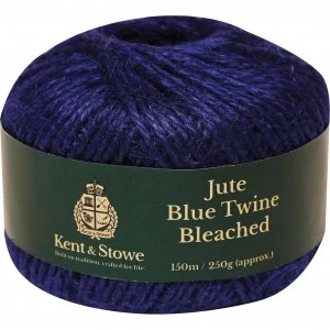Image of Kent and Stowe Jute Garden Twine Bleached Blue 150m