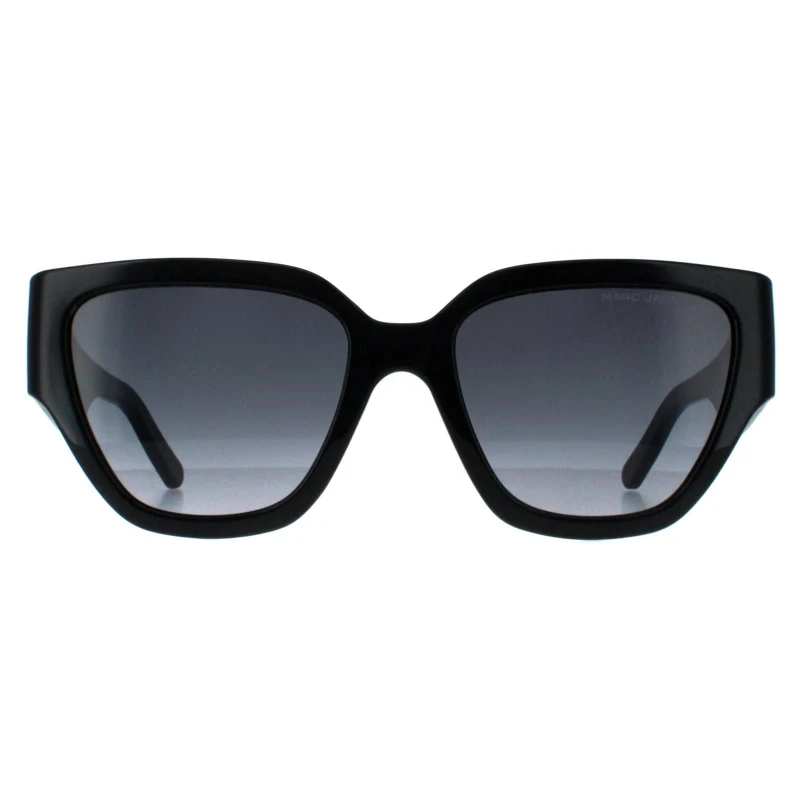 Image of Marc Jacobs Womens Cat Eye Black Dark Grey Gradient MARC 724/S Black Female One Size