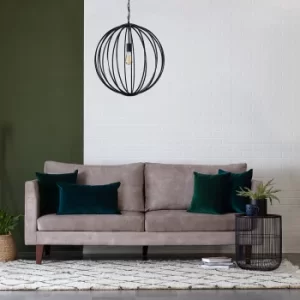 Image of Iconic Astoria Extra Large Electric Pendant in Black