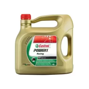 Image of Castrol Power 1 Racing 4T - 4 Stroke - 10W-30 - Fully Synthetic - 4 Litre - 14F23C