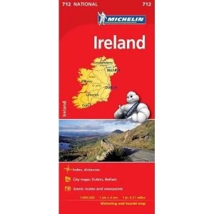 Image of Ireland - Michelin National Map 712 Map Sheet map 2018