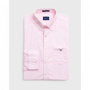 Image of Gant Broadcloth Banker Shirt - Pink 629