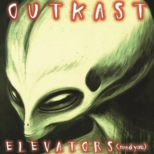 Image of Outkast - Elevators (Me & You) 10" Glow In The Dark Green Vinyl