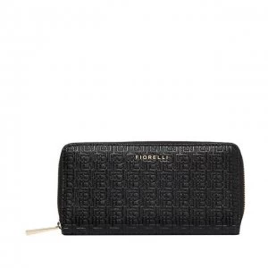 Image of Fiorelli Black 'City' Zip Around Purse - One Size