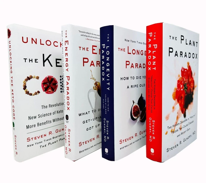 Image of Dr Steven R Gundry Md 4 Book Set The Plant Paradox Dr. Steven R Gundry MD Books