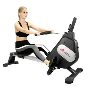 Image of Magnetic Rowing Machine for Home Gym Office Workout 16 Level Adjustable Resistance with LCD Monitor