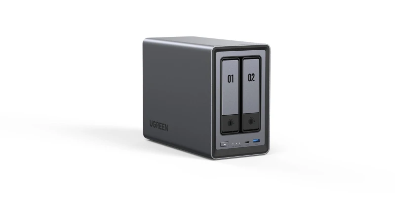 Image of UGREEN NASync DXP2800 NAS Enclosure - 2 Bay, Black 6941876222278