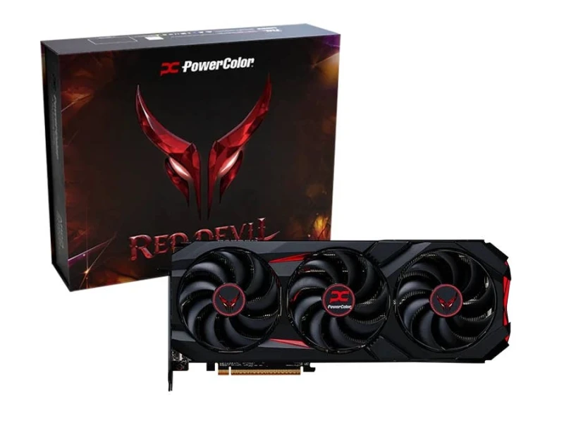 Image of PowerColor RX 9070 XT OC 16GB Red Devil GDDR6 Graphics Card - RX9070XT 16G-E/OC