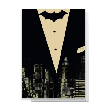 Image of Batman Tuxedo Greetings Card - Standard Card