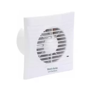 Image of Vent-Axia Silhouette 100B Axial Bathroom, Kitchen and Toilet Fan (454055A)