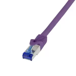 Image of LogiLink C6A069S networking cable Violet 3m Cat6a S/FTP (S-STP)