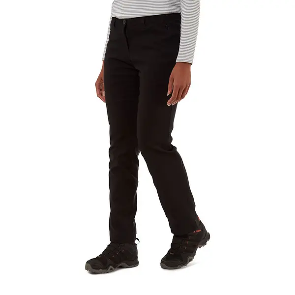 Image of Craghoppers Womens KiwiPro Lined Polyamide Walking Trousers 12S - Waist 28' (71cm), Inside Leg 28'