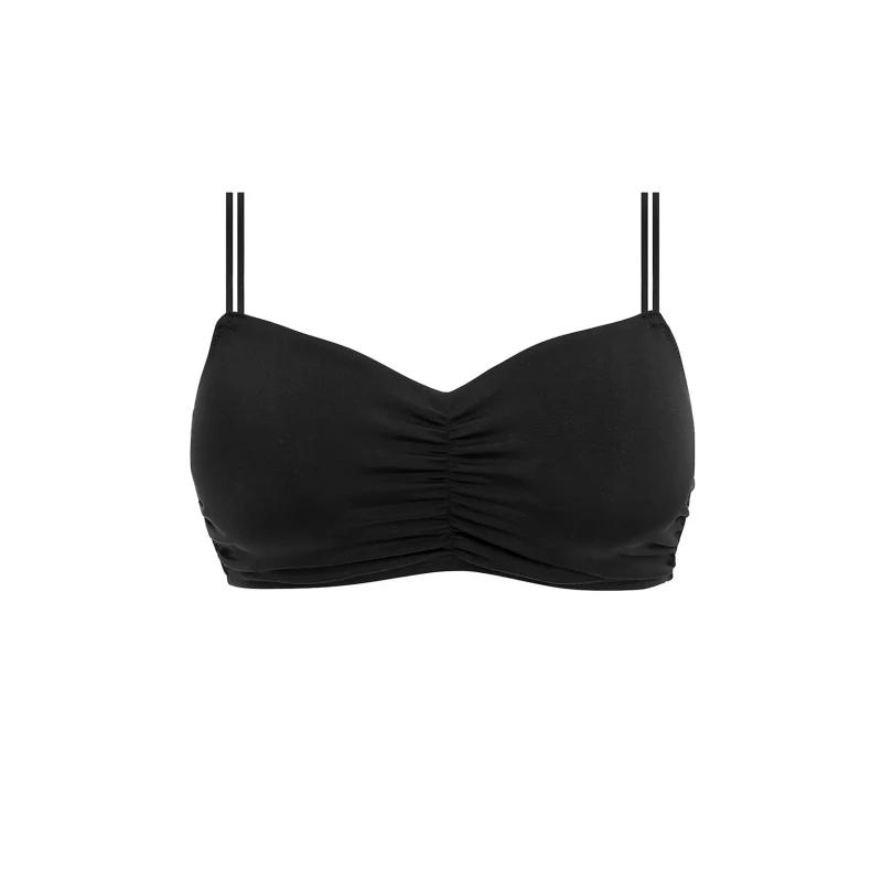 Image of Freya Womens Jewel Cove Bralette Bikini Top in Black Size: 30E Black Female 30E