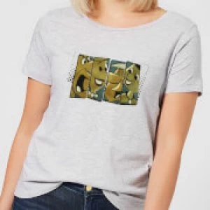 Image of The Flintstones Vintage Womens T-Shirt - Grey - S