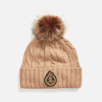 Image of Lauren Ralph Lauren Womens Beanie - Classic Camel