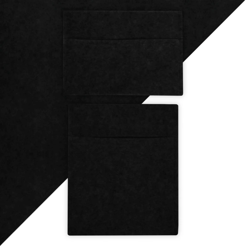 Image of MONSTER SHOP Camper Van Lining & 2 x Storage Pouches Black Carpet 4 Way 5055986191872