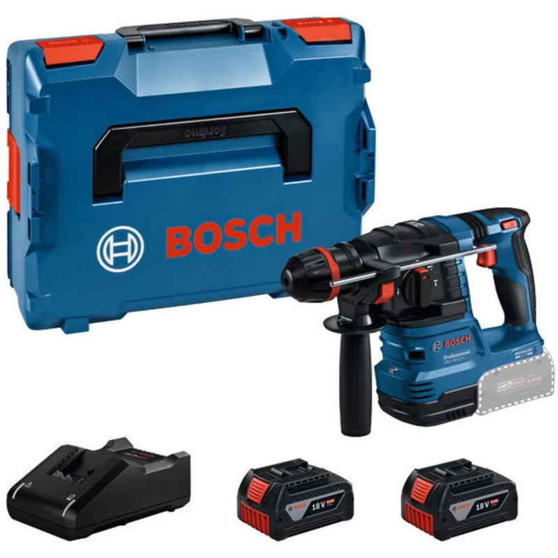Image of Bosch GBH 18V-22 X 18v Cordless SDS Plus Hammer Drill 0611924171 Batteries: 2 x 5ah Li-ion