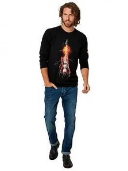 Image of Joe Browns Fully Charged Top - Black Size M Men