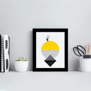 Image of SCT-037 Multicolor Decorative Framed MDF Painting