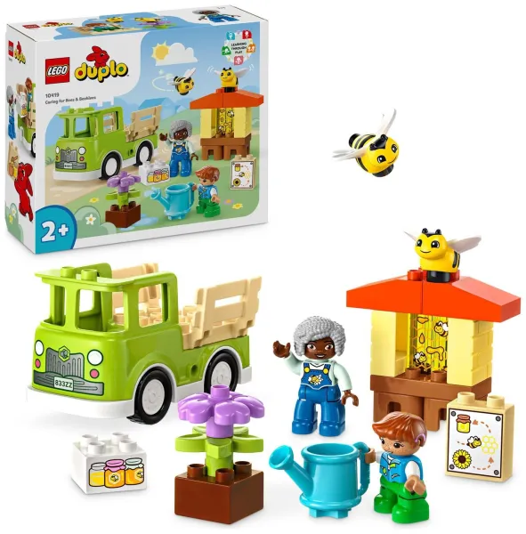 Image of LEGO DUPLO Town Caring for Bees & Beehives Nature Toys 10419