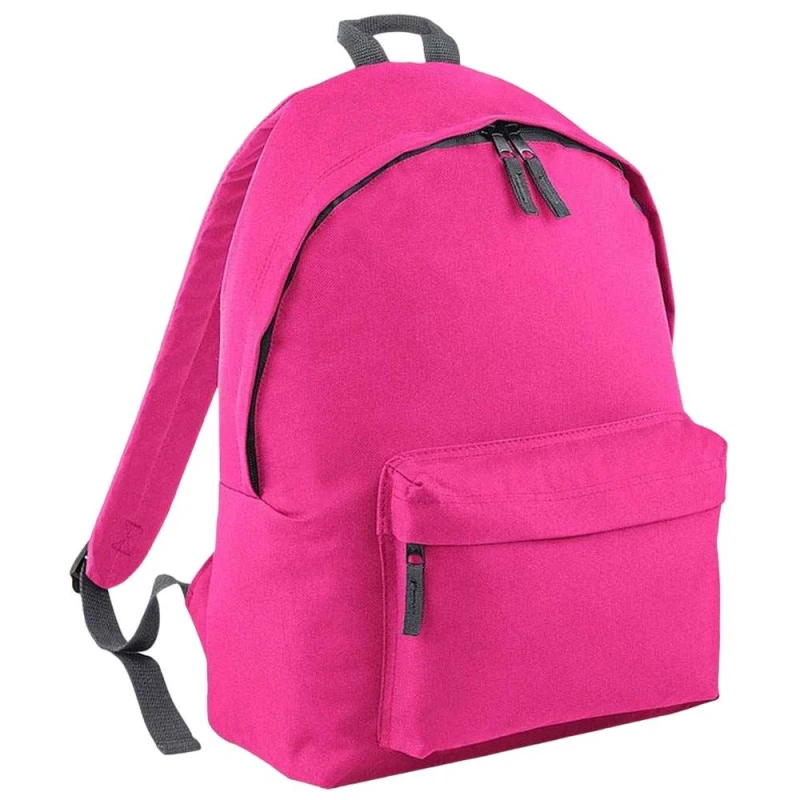 Image of Bagbase Mens Original Plain Backpack in Fuchsia Fuchsia Male