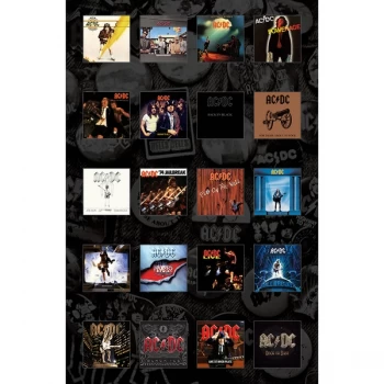 Image of AC/DC - Albums Textile Poster