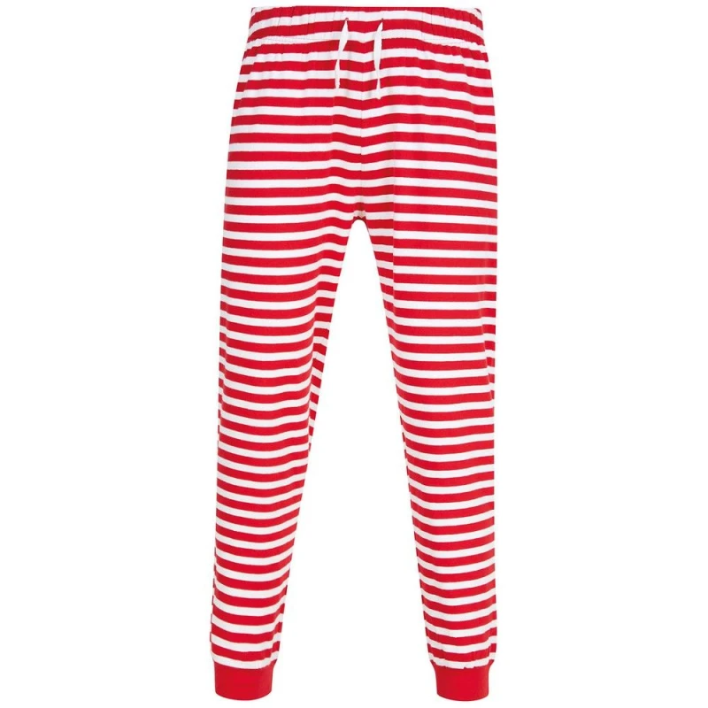 Image of SF Mens Striped Lounge Pants in Red Size: XS Red Male XS
