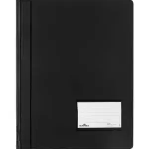 Image of Durable DURALUX 268001 Manila folder Black A4+ Label holder (97 x 57 mm), Tear protection, Inside compartment (back)