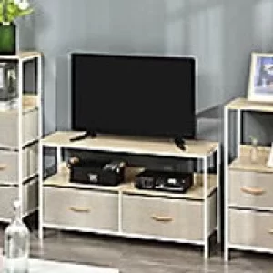 Image of Homcom TV Stand Maple Wood-Effect 290 x 560 mm