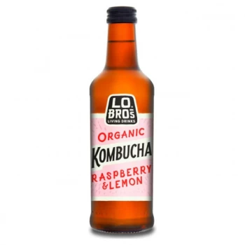 Image of Lo Bros Organic Kombucha - Raspberry & Lemon - 330ml (Case of 12)