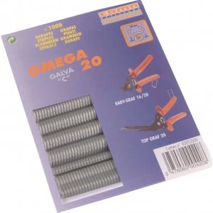Image of Edma Galv Steel Hog Ring Omega Size 20 Pack of 1000