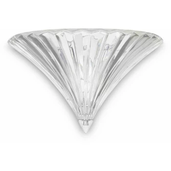 Image of Ideal Lux Lighting - Ideal Lux Santa - 1 Light Indoor Large Wall Uplighter Clear with Glass, E14