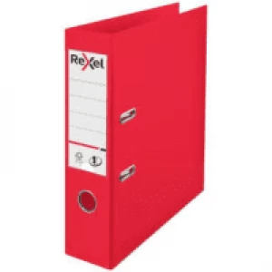 Image of Rexel Choices A4 Polypropylene Lever Arch File 75mm - Red (10 Pack)