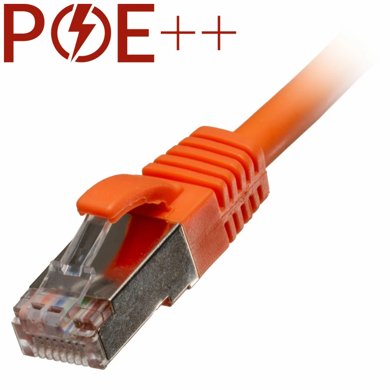 Image of Cablenet 10m Cat6a RJ45 Orange S/FTP LSOH 26AWG Snagless Booted Patch