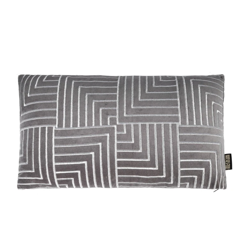 Image of Biba Biba Giselle Cushion Small - Grey Grey One Size